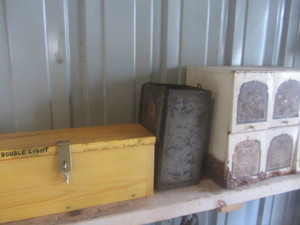 lot 588 image: 12V Light, Metal Parts Cabinet