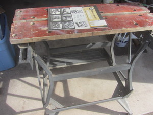 lot 590 image: Workmate Table, Light
