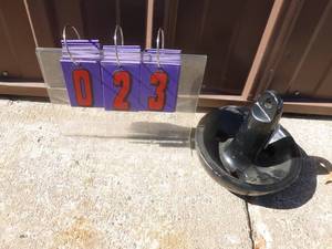 20 lb coated mushroom anchor. New. As shown.