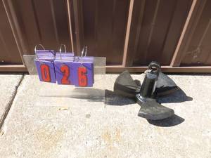 18 lb coated tri-wing anchor. New. As shown.