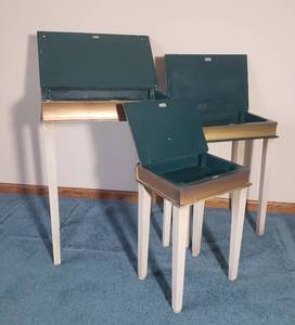 lot 21 image: Faux Book Nesting Tables