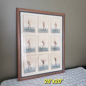 lot 143 image: Break Down Your Swing Poster