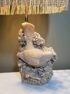 lot 186 image: Pretty Figural Robin Bird Table Lamp