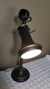 lot 188 image: Candlestick Telephone Desk Lamp