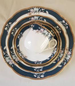 lot 37 image: Noritake Sandhurst China Service for 12  5 pc place settings