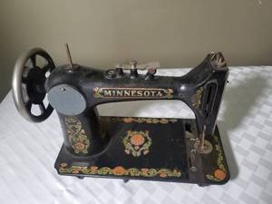 lot 229 image: Antique Sears & Roebuck Minnesota Sewing Machine