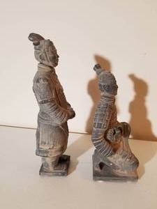lot 126 image: Exotic Terra Cotta Soldier Sculptures