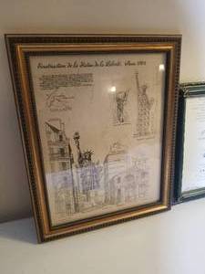 lot 222 image: Pair of Statue of Liberty Decor