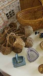 lot 217 image: Huge Collection of Wicker Baskets