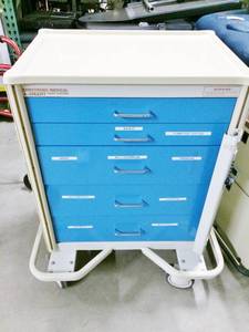 MSRP $1800 ARMSTRONG HEAVY DUTY A-SMART MEDICAL SUPPLY MEDICATION CRASH CART 5 DRAWER WITH TONS OF ORGANIZING SORTING DIVIDERS INSIDE THE DRAWERS - BUILT TO LAST A LIFETIME GREAT CONDITION&nbsp