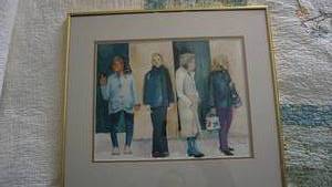 lot 11 image: Gold Framed Picture