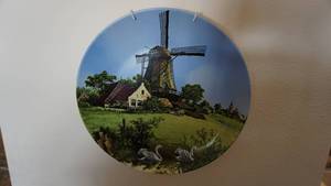 lot 12 image: Delftware Collection Plate (Holland)