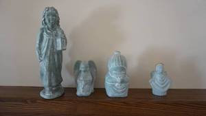 lot 13 image: 4 Stone Statues by Isabel Bloom
