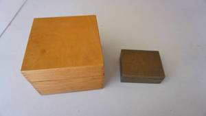 lot 61 image: 2 Boxes - Brass  Wood