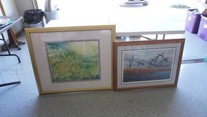 lot 82 image: 2 Framed Pictures