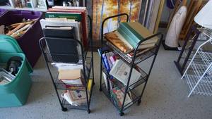 lot 87 image: 2 Carts with Cooking Books