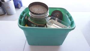 lot 88 image: Bin with Misc. Housewares