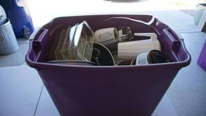 lot 92 image: Bin with Small Housewares
