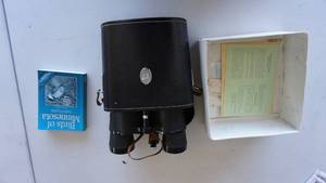 lot 94 image: Large Binoculars with Case  Birds of MN Book