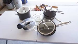 lot 118 image: Cuisinart Pans, Kettles, Covers