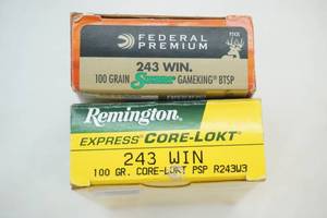 lot 33 image: Ammo can, magazine belts