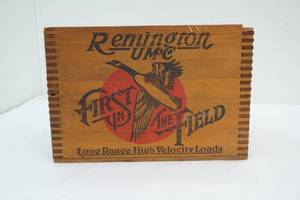lot 43 image: Remington ammo box