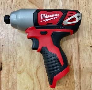 lot 5 image: Milwaukee Tool M12 12-Volt Lithium-Ion Cordless 14 in. Hex Impact Driver