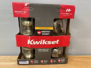 lot 63 image: Kwikset Security Key Exterior Entry Door Lock Set