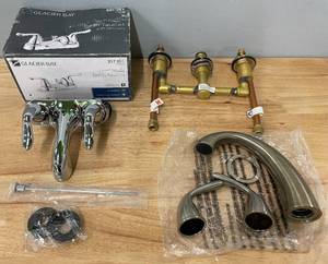 lot 82 image: 2 Glacier Bay Bathroom Faucets Chrome