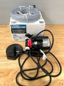 lot 85 image: Everbilt 10 HP Non-Submersible Self-Priming Transfer Pump.