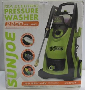 lot 800 image: SunJoe 13A 2200 PSI Pressure Washer
