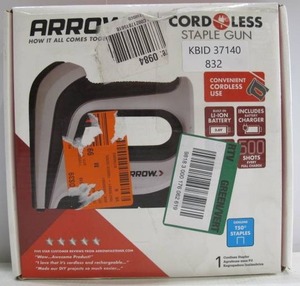 lot 832 image: Arrow T50DCD Cordless Staple Gun
