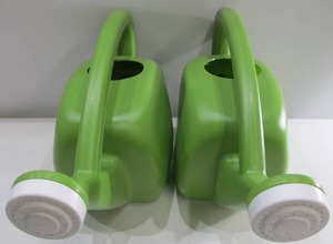 lot 823 image: 2-Pack Room Essentials 2 Gallon Garden Watering Can - Green