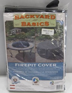 lot 825 image: Backyard Basics Firepit Cover 40 In X 20 In