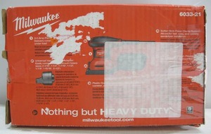 lot 862 image: Milwaukee 6033-21 3 Amp 14 Sheet Corded Palm Sander