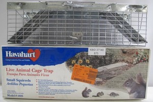 lot 875 image: Havahart Live Animal Cage Trap for Squirrels, Rats, etc