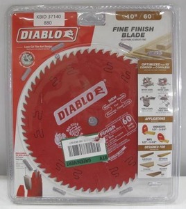 lot 880 image: Diablo D1060X 10 in. x 60-Teeth Fine Finish Saw Blade
