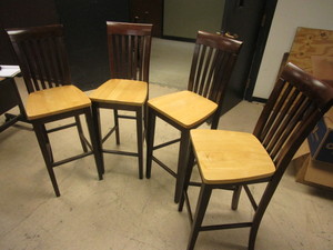 lot 612 image: CAFE STOOLS
