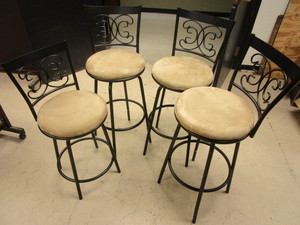 lot 613 image: CAFE STOOLS