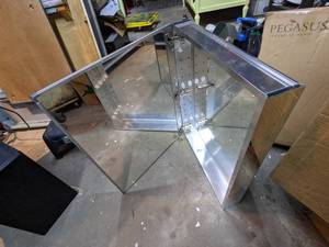 lot 193 image: Pegasus Frameless Medicine Cabinet with Beveled Mirror