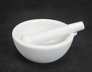 lot 70 image: Lot of 4 Ceramic 130 MM Mortar and Pestle Sets