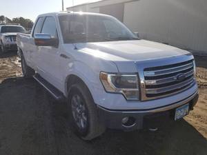 lot 203 image: 2013 Ford F-150 Lariat 4-Door Styleside Super Cab Pickup Truck