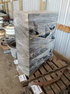 lot 262 image: Parts Bin 34Wx12Dx42H  with Nuts, Bolts, Misc. Hardware (on pallet)