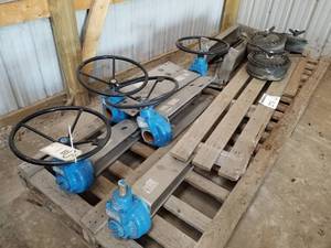 lot 275 image: Lot of (6) Valve Operating Controls for Industrial Type Piping