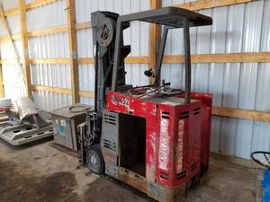 lot 275A image: Raymod Pacer 36V Forklift 60-C30TT  with Attachment Brudi PushPull PCG-35-A01, Gould 36V Battery Charger GRR18-800-1