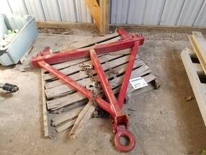 lot 277 image: Clevis Hitch 2-Point Mount with Safety Chains (on pallet)