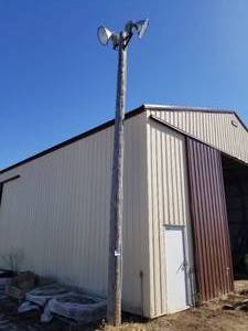lot 295 image: Lot of (2) Commercial Light Pole with Light