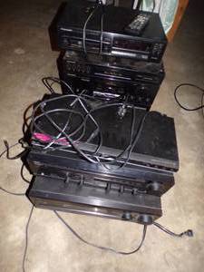 Electronic lot -Receivers Equalizers CD Players