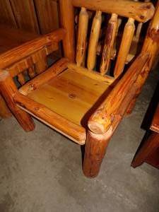 Log chair