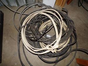 Assorted heavy-duty electrical cable
